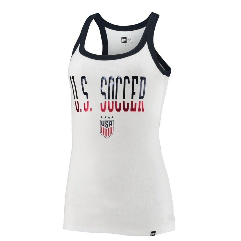 Team USA soccer New Era USWNT Tank Top women’s Medium New Era White Olympics